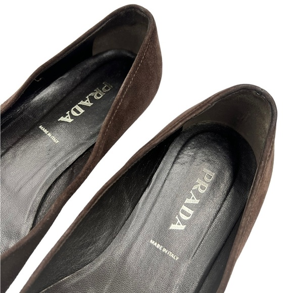PRADA Suede Leather Loafers - Picture 12 of 16